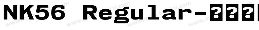 NK56 Regular字体转换